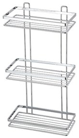 Εταζέρα 3 Θέσεων Elegant 02-8697 25x12x46cm Inox Estia Stainless Steel