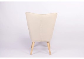 Πολυθρόνα ArteLibre BRIAR Μπορντό/Γκρι Patchwork Ύφασμα/Ξύλο 73x69x96cm