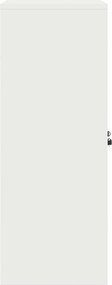 vidaXL Ντουλάπι αποθήκευσης Λευκός 60 x 40 x 105 εκ Ατσάλι