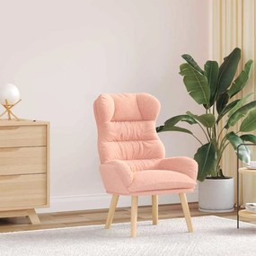 vidaXL Χαλαρωτική Πολυθρόνα Ροζ 69 x 74 x 93 εκ. ύφασμα
