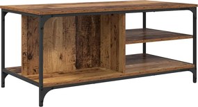 vidaXL Τραπεζάκι σαλονιού Παλιό Ξύλο 100 x 50 x 45 cm