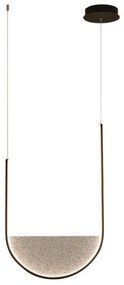 Κρεμαστό Φωτιστικό Οροφής 32cm LED 20W IP20 3000-4000K Zambelis-23166-Μαύρο 23166