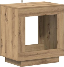 vidaXL Τραπεζάκι Πλευράς Artisan Δρυς 60 x 40 x 65 εκ.