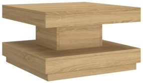 vidaXL Τραπεζάκι Σαλονιού Ανοιχτό Καφέ 60 x 60 x 35 εκ. από MDF