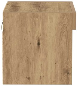 vidaXL Ντουλάπι Τοίχου με LED Φώτα Ξύλο Artisan 40x30x30 εκ.