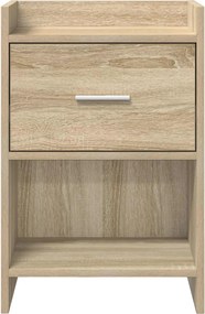 vidaXL Κομοδίνα Sonoma Δρυς 40 x 30 x 60 cm Επεξεργασμένο Ξύλο