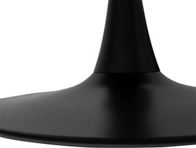 Τραπεζαρία Balou-Noor pakoworld σετ 5τεμ MDF μαύρο-μπεζ Φ120x73εκ