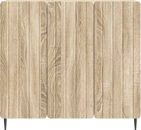 vidaXL Πλαϊνό γραφείο Sonoma Δρυς 89 x 34,5 x 82 εκ.