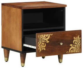 vidaXL Κομοδίνο 40x33x46 εκ Solid Wood Mango