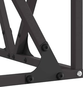 vidaXL Φωτιά Μαύρο 50 x 50 x 35 cm Ατσάλι