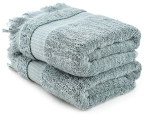 Πετσέτες Zeus 317HBY3279 (Σετ 2τμχ) Green L'Εssentiel Maison Towels Set 50x90cm 100% Βαμβάκι