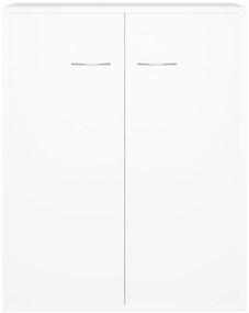 vidaXL Ντουλάπι Λευκό 60 x 30 x 75 εκ. από Επεξεργασμένο Ξύλο