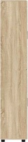 vidaXL Highboard FLORIN 60 x 35 x 182 εκ. Δρύς Sonoma