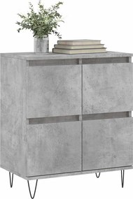 vidaXL Ντουλάπι Γκρι Σκυροδέματος 60x35x70 εκ. Επεξεργασμένο Ξύλο