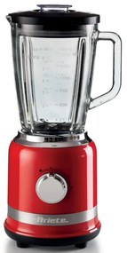 Μπλέντερ Ariete MODERNA 0585/00, 1000W, 4 λεπίδες, 1.5 l, 4 ταχύτητες + παλμός, γυάλινη κανάτα, Κόκκινο