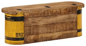 vidaXL Πάγκος Αποθήκευσης/Μπουφές 120x30x40εκ. Μασίφ Ανακυκλωμένο Ξύλο