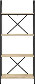 vidaXL Ράφι Βιβλίων Δρύς Sonoma 60 x 30 x 146 εκ Επεξεργασμένο ξύλο