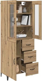 vidaXL Highboard Artisan Oak 69,5 x 34 x 180 εκ. Επεξεργασμένο ξύλο