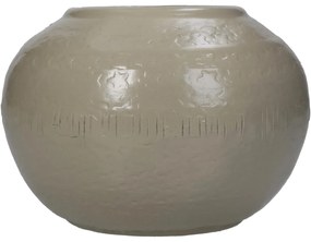 Βάζο ArteLibre Ιβουάρ Αλουμίνιο 14.5x14.5x11cm