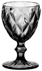 Ποτήρι Κρασιού Kare 230ml Smoke - Cryspo Trio - 6 ΤΜΧ