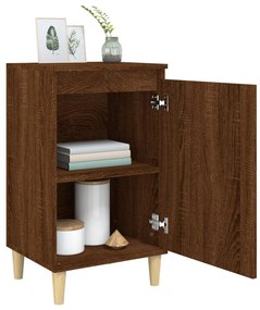 vidaXL Κομοδίνο Καφέ δρυς 40x35x70 εκ. από Επεξεργασμένο Ξύλο