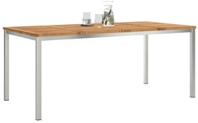 vidaXL Εξωτερική Τραπεζαρία 180x90x75 εκ Μασίφ Ξύλο Ακακίας