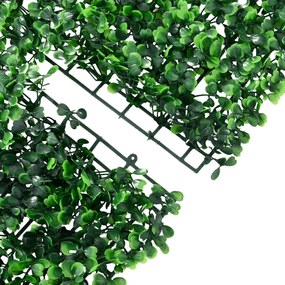  vidaXL Φράχτης 6 τεμ. Πράσινος 40 x 60 εκ. από Τεχνητά Φύλλα Θάμνου