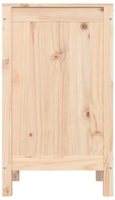 vidaXL Καλάθι Απλύτων 44 x 44 x 76 εκ. από Μασίφ Ξύλο Πεύκου