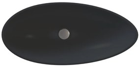 Sanitec Bliss 284 Νιπτήρας Συνθετικός Επικαθήμενος 66x35,5x14cm Anthracit