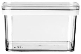 Estia Δοχείο Αποθήκευσης 750ml 16.5x9.8x8cm Πλαστικό Διαφανές 01-24291