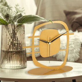 Διακοσμητικό Ρολόι Χρυσό MACERIE 24x1,5x22