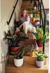 Βάζο Λουλουδιών Elho Λευκό Πλαστική ύλη Στρόγγυλο