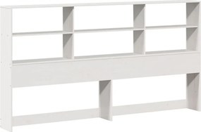 vidaXL Σκελετός Κρεβ. Χωρίς Στρώμα Λευκό 180x200 εκ Μασίφ Πεύκο