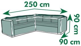 NATURE ΚΑΛΥΜΜΑ ΕΠΙΠΛΩΝ ΚΗΠΟΥ ΣΧΗΜΑΤΟΣ «Γ» 250 X 90 X 90 ΕΚ. 407081