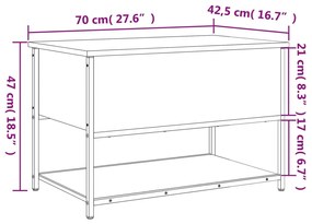 ΠΑΓΚΑΚΙ ΑΠΟΘΗΚΕΥΣΗΣ ΚΑΦΕ ΔΡΥΣ 70X42,5X47 ΕΚ. ΑΠΟ ΕΠΕΞ. ΞΥΛΟ 839022