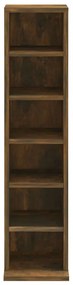 vidaXL Έπιπλο για CD Καπνιστή Δρυς 21 x 20 x 88 εκ. Επεξεργασμένο Ξύλο