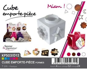 Φόρμα Για Μπισκότα KP5031D12 7x7x7cm Multi Espiel Plastic