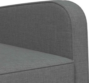 vidaXL Πολυθρόνα Σκούρο Γκρι Ύφασμα