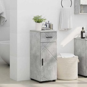 vidaXL Ντουλάπι Μπάνιου Σκυρόδεμα Γκρι 30 x 35 x 80 εκ