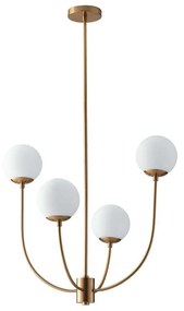 Φωτιστικό Οροφής I-Themys-U4 Brass Luce Ambiente Design Μέταλλο,Γυαλί