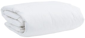 vidaXL Πάπλωμα με μαξιλάρι 2 pcs Λευκό 155 x 220 cm Πούπουλο
