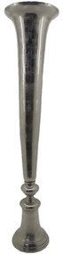 Βάζο Flores 029030 26x26x115cm Nickel Αλουμίνιο