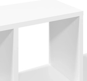 vidaXL Ράφι Τοίχου Λευκό 100x20x53 εκ. από Επεξεργασμένο Ξύλο