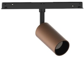 Σποτ Led Eiva VK/04605/TR/DA/TB-B/W Για Μαγνητική Ράγα Λεπτή 48V Dali 3000K 1524lm 15W CRI>90 IP20 ø4.5x9cm Bronze-Black VKLed