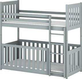 CRIS 80x200 grey bunk bed Lano Furniture
