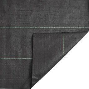 vidaXL Μεμβράνη Εδαφοκάλυψης Μαύρη 1,5x10 μ. από Πολυπροπυλένιο