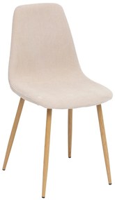 Καρέκλα Τραπεζαρίας (45x51x87) A-S Roka Beige 140488H