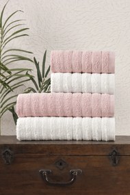 Stewehome Σετ Πετσετών Μπάνιου 4 Τεμαχίων σε x140cm 50x90 cm