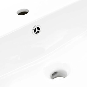 vidaXL Λεκάνη Λευκό 50 x 45 x 41 εκ. Γυαλιστερή Κεραμική