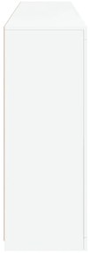 vidaXL Μπουφές με Φώτα LED Λευκός 181,5 x 37 x 100 εκ.